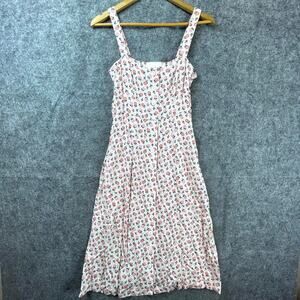 Capulet Sunny Dress‎ Womens Small Floral Daisy Feminine Girly 90s Button Front